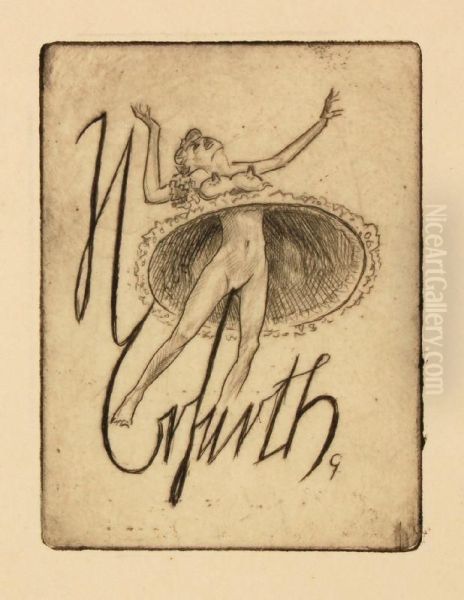 Exlibris Hugo Erfurth by Georg Gelbke