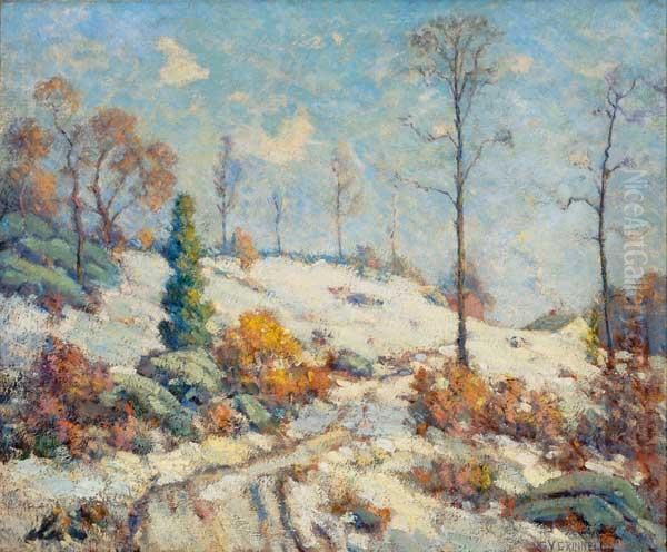 ''winter Morning'' by George Victor Grinnell