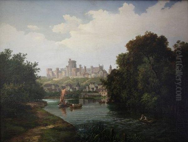 Windsor Castle From The Thames by William Havell