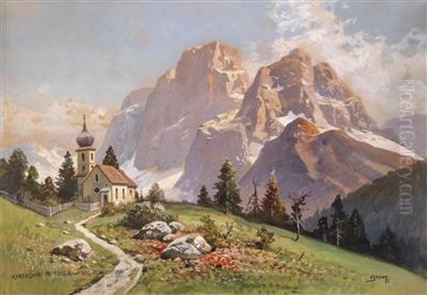 The Smallchurch St. Fosca In Val Florentina by Georg Janny