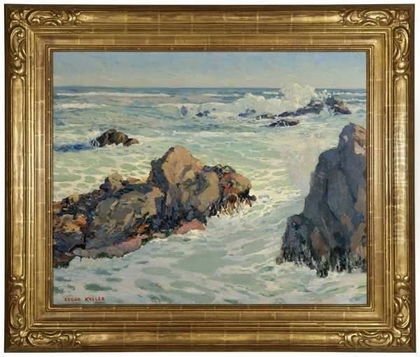 Seascape - California Coast by Edgar Keller