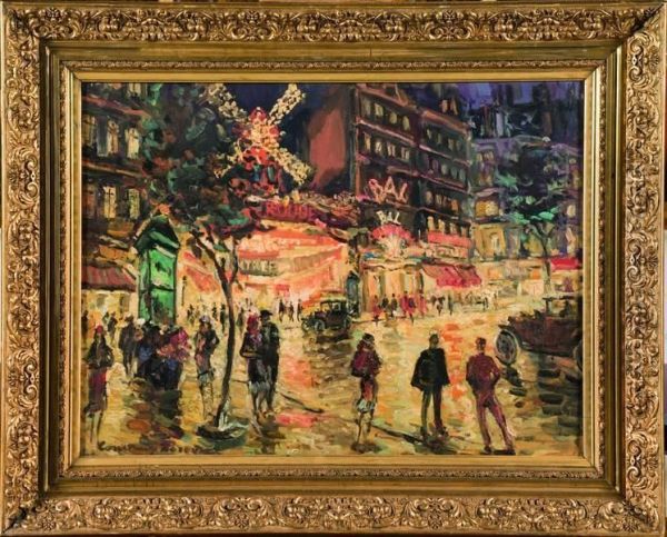 Le Moulin Rouge A Paris by Konstantin Alexeievitch Korovin