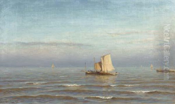 Sailing Out To Sea by Jan Theodore Kruseman