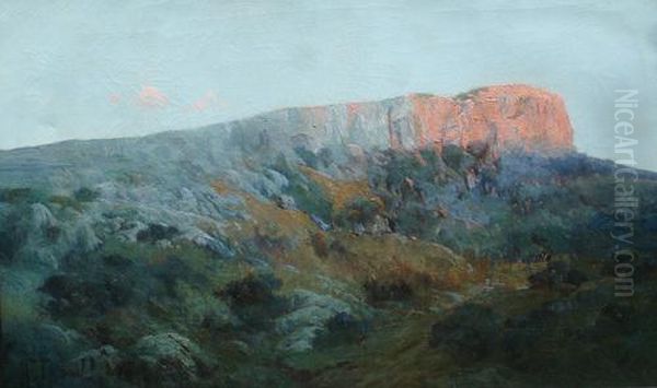 Cerro De Arequita Oil Painting - Ernesto Laroche