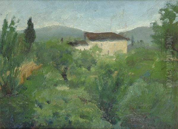 Casa Nel Paesaggio by Achille Lega