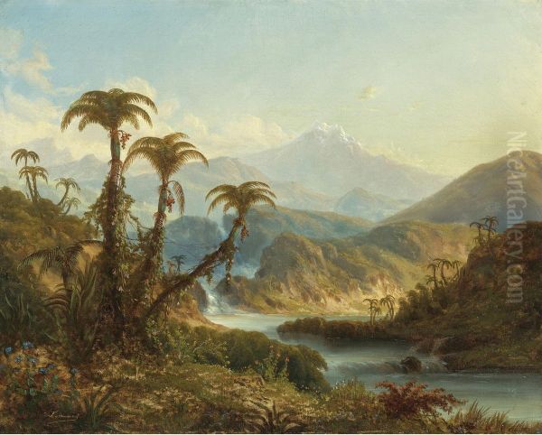 Chimborazo, Queen Of The Andes by Alexander Francois Loemans