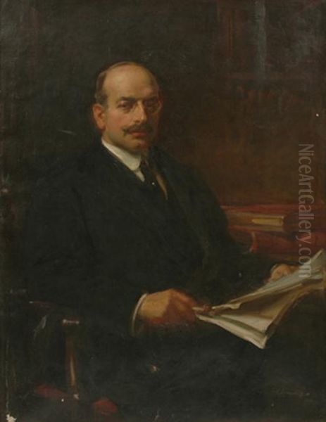 Portrait Of A Gentleman by John Campbell Longstaff