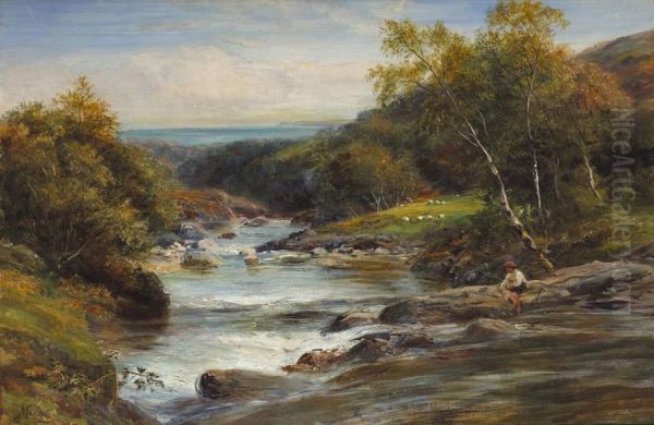 Glen Sannox, Arran (looking In The Sea) by John MacWhirter