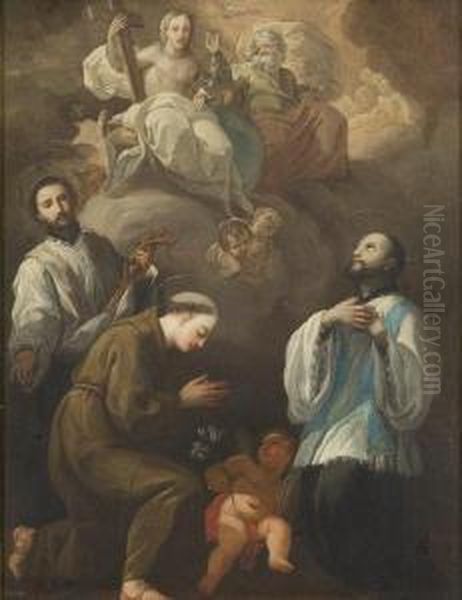 L'apparizione Della Ss. Trinita by Giuseppe Mastroleo