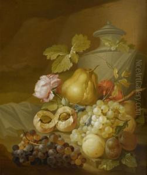 Still Life With Fruit by Johann Nepomuk Mayrhofer