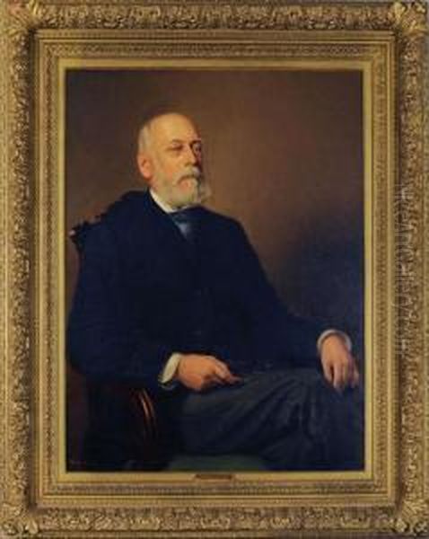 Portrait Of Jotham Goodnow,aetna President by Robert Mckee