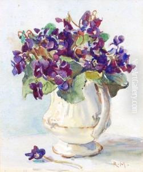 Flowers In A Jug by Rose Mead