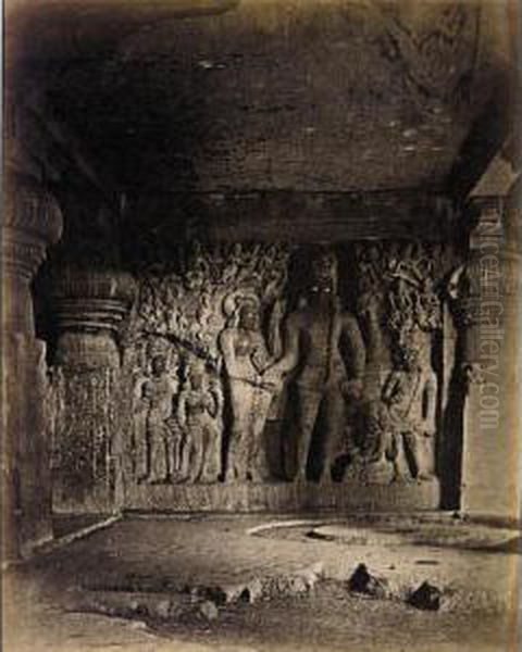 Interior Of Dumar Lena (cave 29), Ellora by Henry Mack Nepean