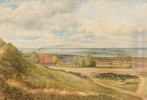 The Saltings, Great Yarmouth by George Parsons Norman