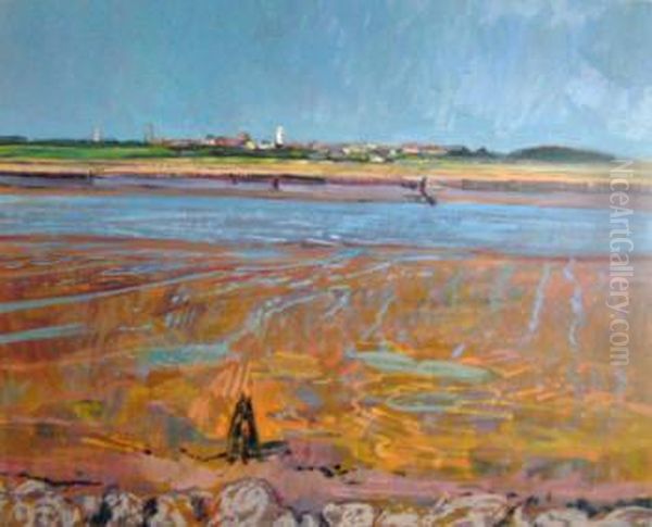 Low Tide, The River Blythe Towards Southwold by William Bowyer Pain