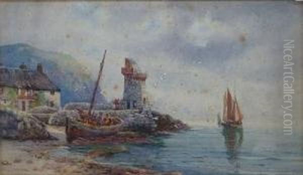 Fishing Harbour. by E.D. Percival