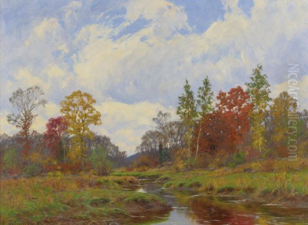 A Quiet Brook by William Merritt Post