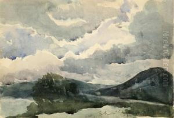 Atmospheric Landscape by August H.O. Rolle