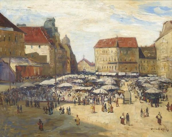 Market Day by Hans Ruzicka-Lautenschlager