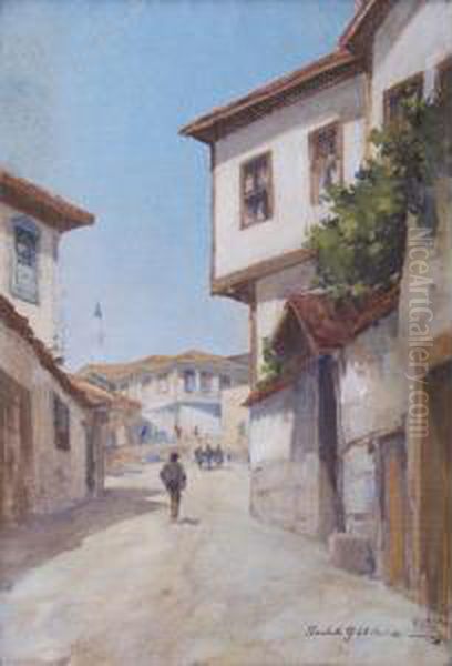 Old Ankara Street by Sadik Goktuna