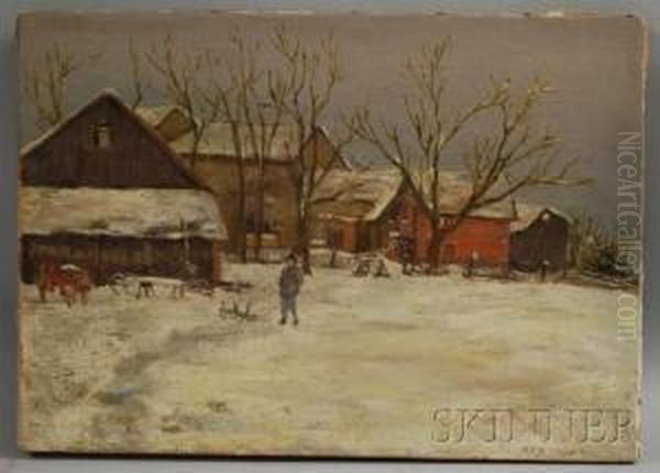 Farm In Winter by Paul Turner Sargent