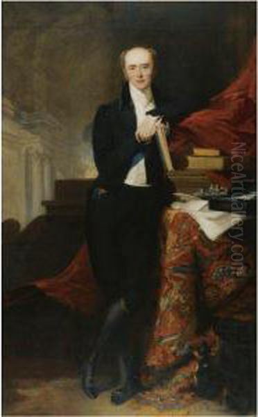 Portrait Of Charles Grey, 2nd Earl Grey (1764-1845) by Frederick Richard Say