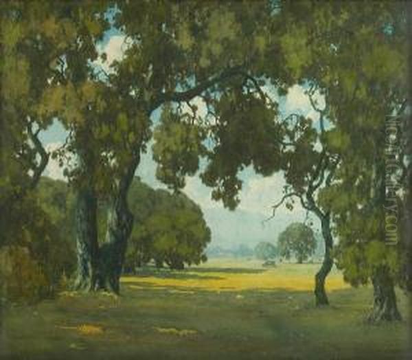 In The Santa Maria Valley Oil Painting by Charles L.A. Smith