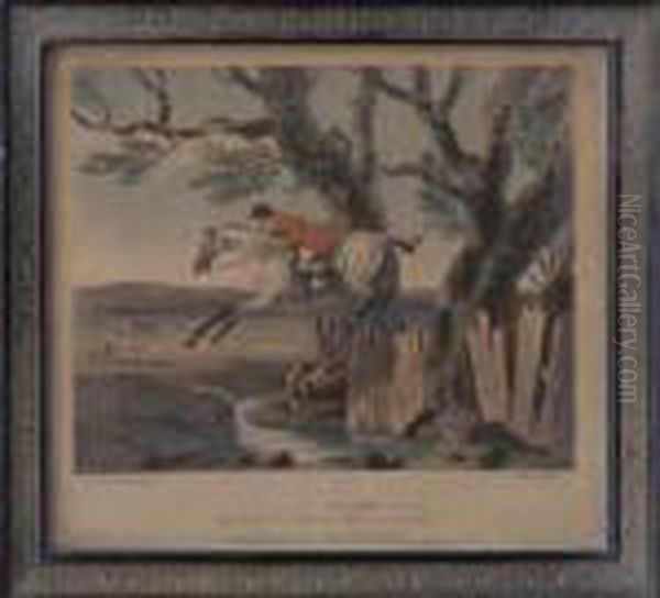 Hunting Scenes Oil Painting by Charles Lorraine Smith