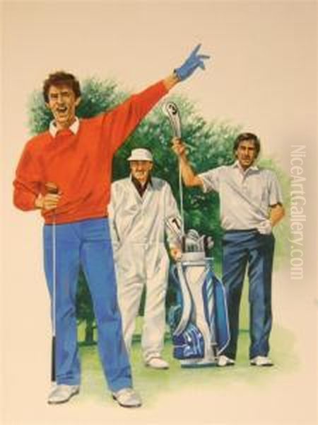 Seve Matchplay Oil Painting by Francis, Francesco Smith