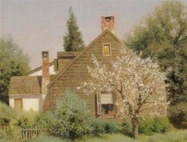 Spring Afternoon Oil Painting by Henry Pember Smith