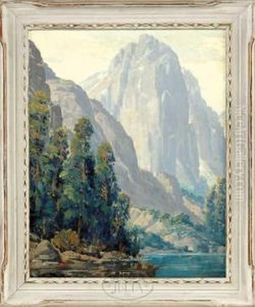 Bow River Valley Oil Painting by Jack Wilkinson Smith