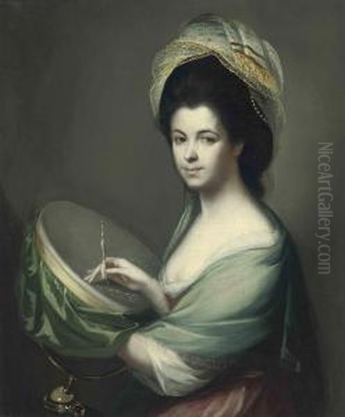 Portrait Of A Lady Oil Painting by James Smith