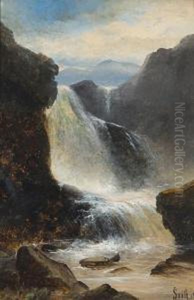 Llanberis Oil Painting by J.B. Smith