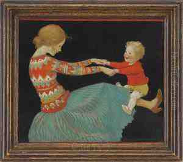 The Playful Child Oil Painting by Jessie Wilcox-Smith