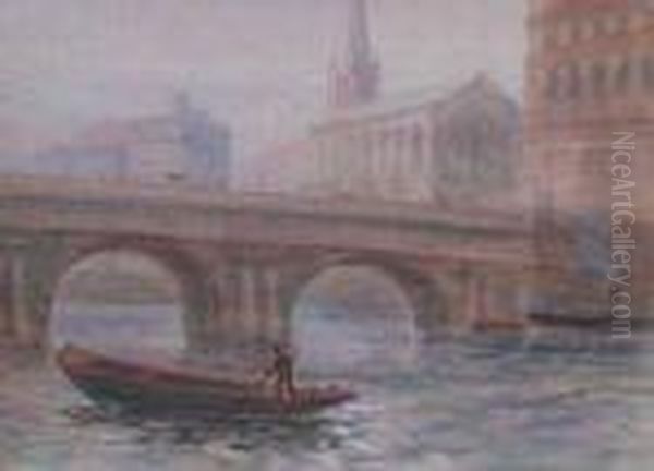 Bristolbridge Oil Painting by Reginald Smith