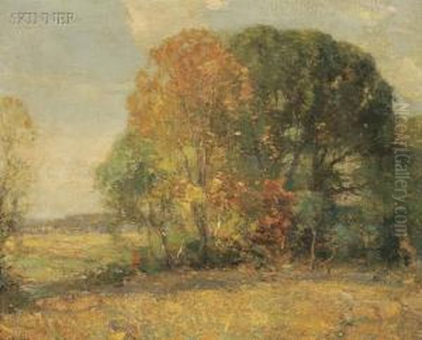 Autumn Landscape Oil Painting by Walter Granville-Smith