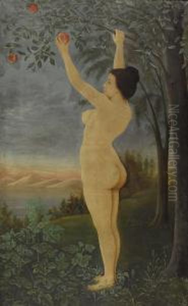 Eve Oil Painting by W.H. Smith