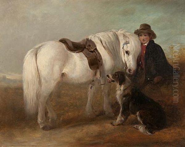 Devotion Oil Painting by Edward Robert Smythe