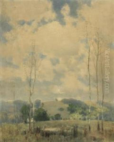 Spring Landscape Oil Painting by Eugene Leslie Smythe