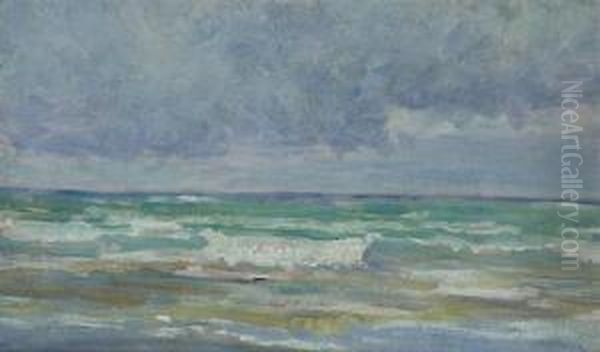 A Calm Surf Oil Painting by Bladen Tasker Snyder