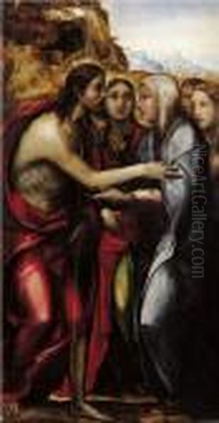 Dipartita Di Gesu Da Maria Oil Painting by Sodoma