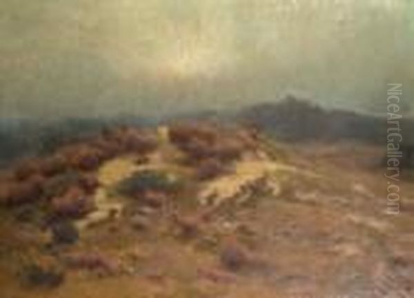 Paesaggio Nebbioso Oil Painting by Albert Sohie