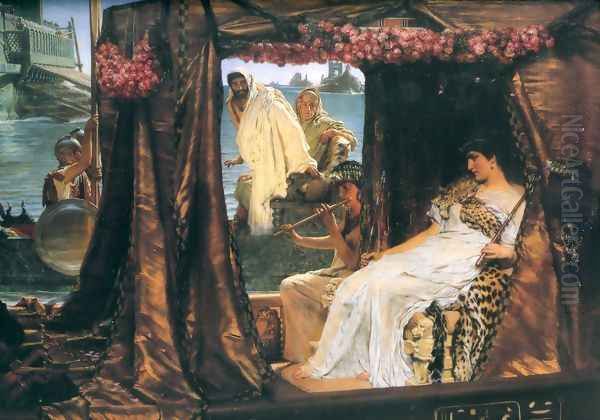 Antony and Cleopatra, 1883 Oil Painting by Sir Lawrence Alma-Tadema