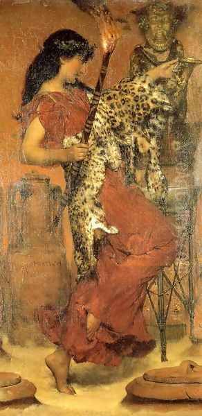 Autumn Vintage Festival Oil Painting by Sir Lawrence Alma-Tadema