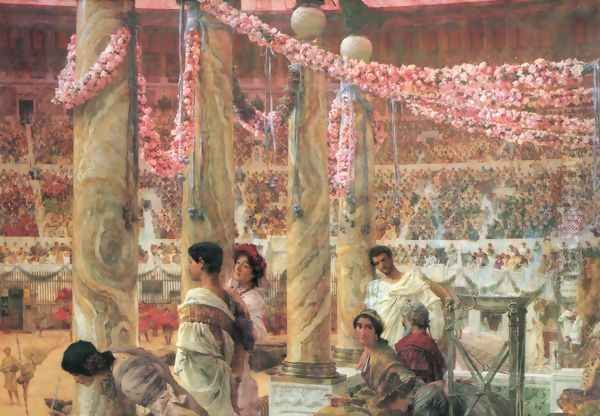 Caracalla and Geta Oil Painting by Sir Lawrence Alma-Tadema