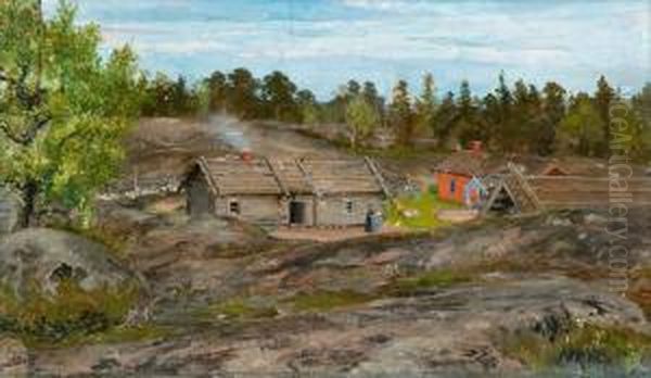 Lillsvarto, 
Porkkala Oil Painting by Venny Soldan-Brofelt