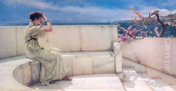 Expectations, 1885 Oil Painting by Sir Lawrence Alma-Tadema