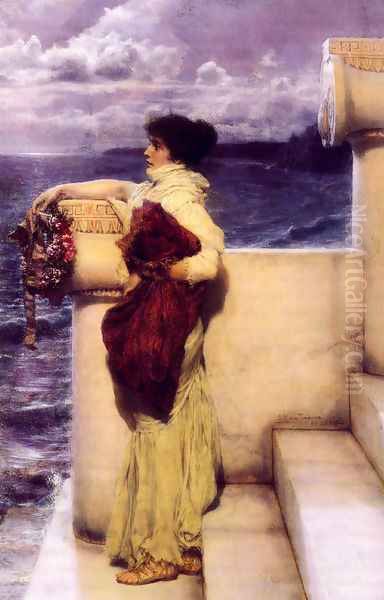 Hero Oil Painting by Sir Lawrence Alma-Tadema