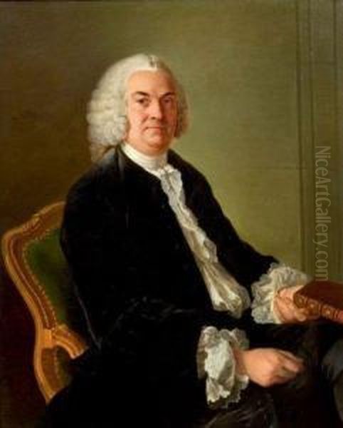 Portrait Presume De Gennes De Lambert Oil Painting by Luigi D. Soldini