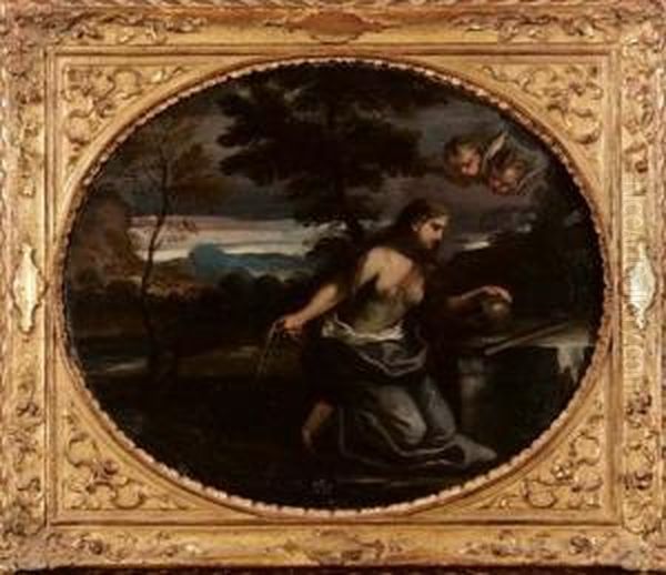 La Maddalena Penitente Oil Painting by Giovanni Gioseffo da Sole